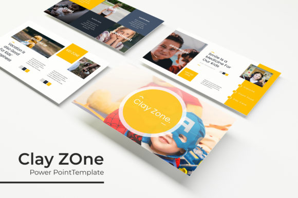 Clayzone: A Versatile PowerPoint Template for Modern Designers