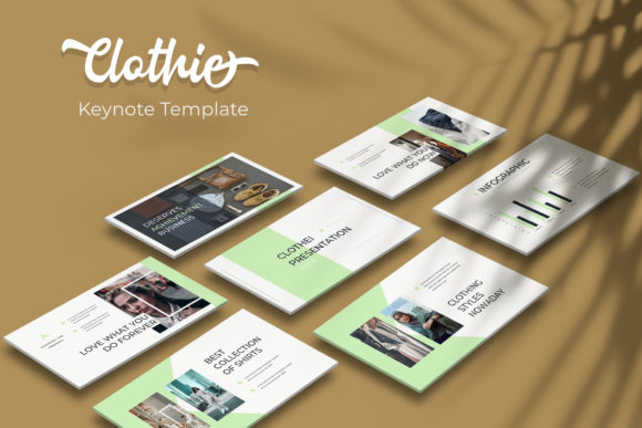 Clothie Keynote Template: Effortless, Modern Presentation Design