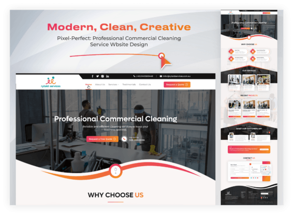 Premium UI Kit for Modern Commercial Cleaning Businesses